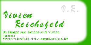 vivien reichsfeld business card